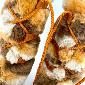 Furry Winter Platform Boots